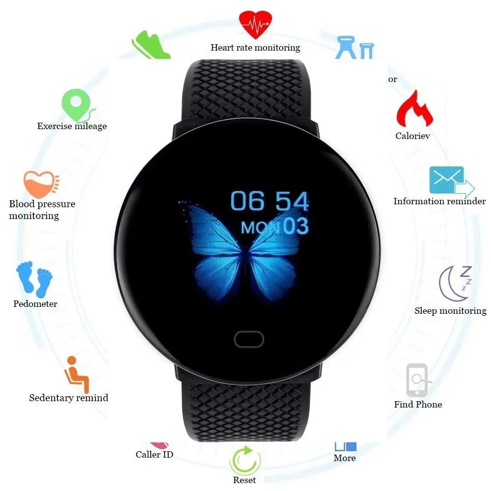D19 Smart Bracelet with Color Display – Heart Rate, Sleep & Fitness Tracker null